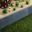 RO'MA NATURE - Bordure de jardin Pierre Bleue du Vietnam 100x30x3 cm (à l'unité) - vignette