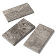 RO'MA NATURE - Bordure de jardin Travertin Gris Silver 61x33x5 cm (à l'unité) - vignette