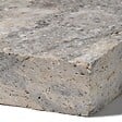 RO'MA NATURE - Bordure de jardin Travertin Gris Silver 70x35x8 cm (à l'unité) - vignette