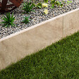 RO'MA NATURE - Bordure de jardin Travertin Beige Nuancé 100x33x3 cm (à l'unité) - vignette
