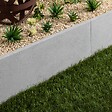 RO'MA NATURE - Bordure de jardin Pierre de l'Atlas Gris 100x35x3 cm (à l'unité) - vignette