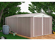 HABITAT ET JARDIN - Garage métal "Nevada" - 15,36m² avec gouttière et récupérateur d'eau - vignette