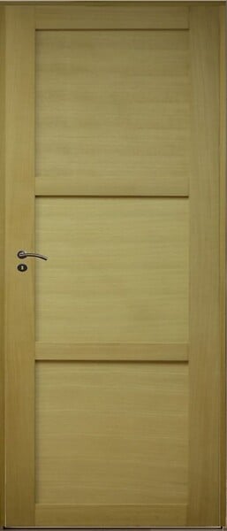 GD MENUISERIES - Bloc Porte Ayous 3 Panneaux H204 x L73 cm Côte Tableau P.Droit - large