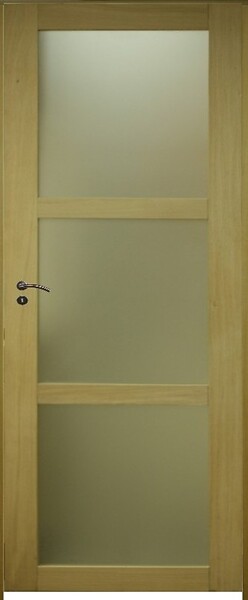 GD MENUISERIES - Bloc Porte Ayous Vitrée H204 x L83 cm Côte Tableau P.Droit - large