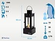PURLINE - Lanterne éthanol en acier inoxydable - vignette