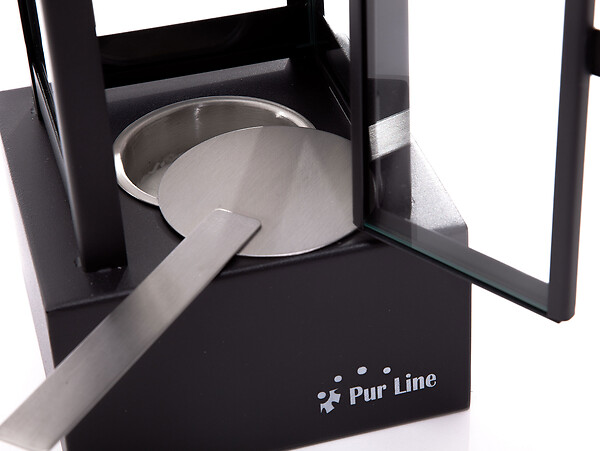 PURLINE - Lanterne éthanol en acier inoxydable - large