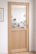 GD MENUISERIES - Bloc Porte Atelier placage chene H204 x L73 cm Côte Tableau P.Gauche - vignette
