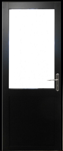 GD MENUISERIES - Bloc Porte Atelier Noir sans meneau H204 x L73 cm Côte Tableau P.Gauche - large