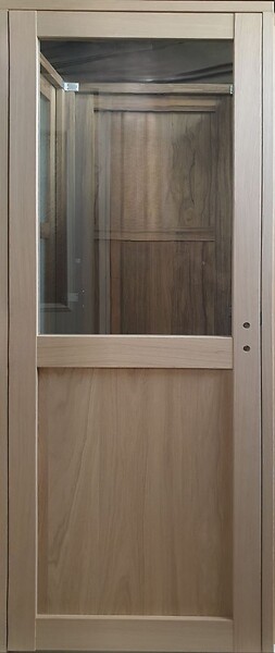 GD MENUISERIES - Bloc Porte Atelier placage chene H204 x L83 cm Côte Tableau P.Gauche - large
