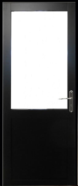 GD MENUISERIES - Bloc Porte Atelier Noir sans meneau H204 x L83 cm Côte Tableau P.Gauche - large