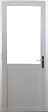 GD MENUISERIES - Bloc Porte Atelier BLANC sans meneau H204 x L83 cm Côte Tableau P.Gauche - vignette