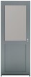 GD MENUISERIES - Bloc Porte Athena Vitrée H204 x l83 Poussant Gauche - vignette