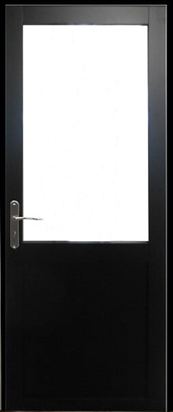 GD MENUISERIES - Bloc Porte Atelier Noir sans meneau H204 x L83 cm Côte Tableau P.Droit - large