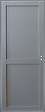 GD MENUISERIES - Bloc Porte Athena Gris Clair 2 panneaux H204 x L83 cm Côte Tableau P.Gauche - vignette