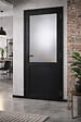 GD MENUISERIES - Bloc Porte Athena Noir H204 x L83 cm Côte Tableau P.Gauche,Poignee - vignette