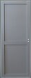 GD MENUISERIES - Bloc Porte Athena Gris Clair 2 panneaux H204 x L73 cm Côte Tableau P.Gauche - vignette
