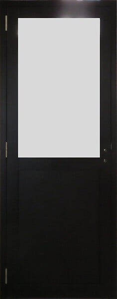 GD MENUISERIES - Bloc Porte Athena Noir H204 x L83 cm Côte Tableau P.Gauche - large