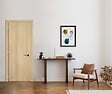 GD MENUISERIES - Bloc porte Décor Chêne Naturel Honey Oak  H204 x L83 cm Côte Tableau P.Droit - vignette