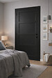 GD MENUISERIES - Bloc Porte Telia noir 4 panneaux H204 x L73 cm Côte Tableau P.Droit - vignette