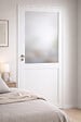 GD MENUISERIES - Bloc Porte Athena BLANC H204 x L73 cm Côte Tableau P.Droit,Poignee Pomerol - vignette