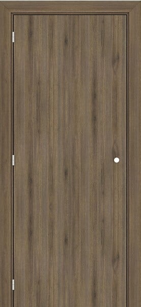 GD MENUISERIES - Bloc porte Décor Noyer Light Walnut H204 x L83 cm Côte Tableau P.Droit - large