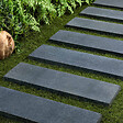 RO'MA NATURE - Pas japonais Rectangle Pierre Bleue du Vietnam 100x30x5 cm (à l'unité) - vignette