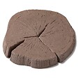 RO'MA NATURE - Pas japonais Rectangle Béton effet Bois Marron D.40x4,5 cm (lot de 3) - vignette
