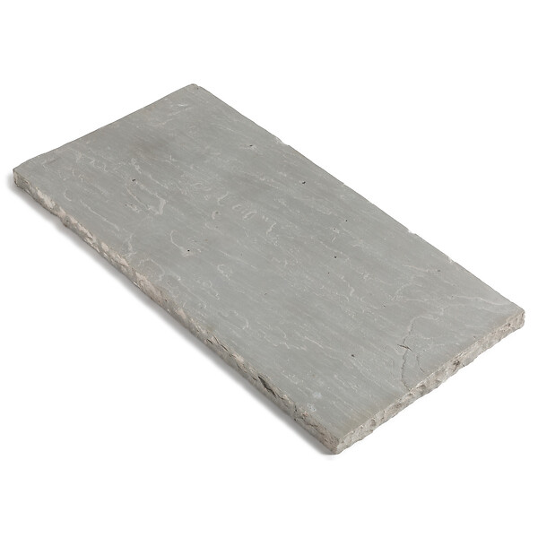 RO'MA NATURE - Pas japonais Rectangle Grès Kandla Gris 100x50x4 cm (à l'unité) - large