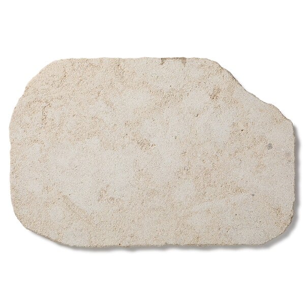 RO'MA NATURE - Pas japonais Irrégulier Pierre de l'Atlas Beige 60-40x3 cm (à l'unité) - large