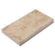 RO'MA NATURE - Pas japonais Rectangle Travertin Beige Nuancé 61x33x5 cm (à l'unité) - vignette