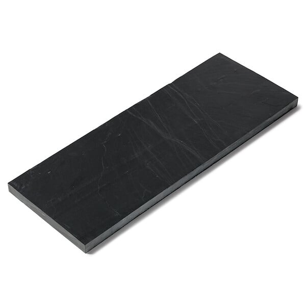 RO'MA NATURE - Pas japonais Rectangle Ardoise Noire 80x30x2-3 cm (à l'unité) - large