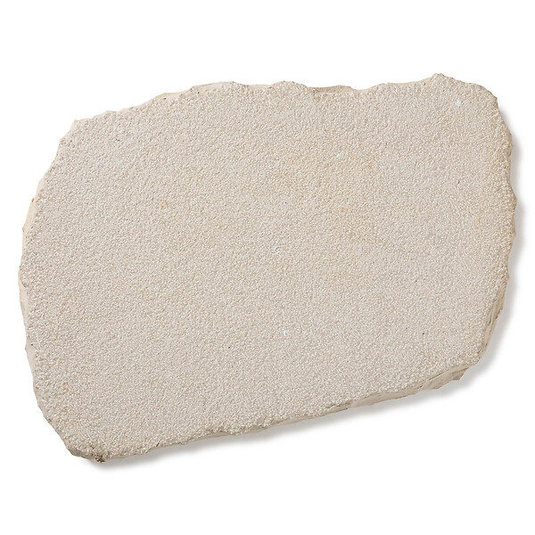 RO'MA NATURE - Pas japonais Irrégulier Pierre de Bourgogne Pierre de Molay Beige 35-55x6 cm (à l'unité) - large