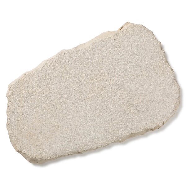RO'MA NATURE - Pas japonais Irrégulier Pierre de Bourgogne Pierre de Molay Beige 35-55x6 cm (à l'unité) - large