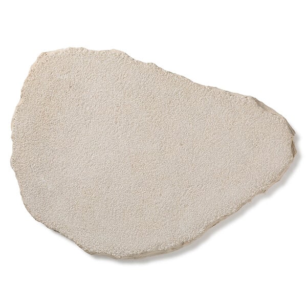 RO'MA NATURE - Pas japonais Irrégulier Pierre de Bourgogne Pierre de Molay Beige 35-55x6 cm (à l'unité) - large