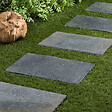 RO'MA NATURE - Pas japonais Rectangle Pierre de Tandur Noir 60x40x2 cm (à l'unité) - vignette