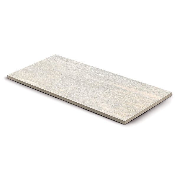 RO'MA NATURE - Pas japonais Rectangle Grès cérame effet Pierre Beige Taranto 80x40x2 cm (à l'unité) - large