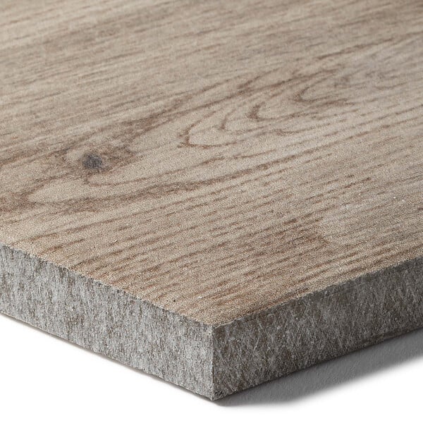 RO'MA NATURE - Pas japonais Hexagone Grès cérame effet Bois Marron 60x52/60x2 cm (à l'unité) - large