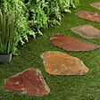 RO'MA NATURE - Pas japonais Irrégulier Ardoise Multicolore 50-70x3 cm (à l'unité) - vignette