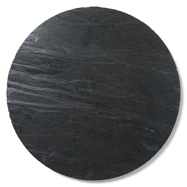 RO'MA NATURE - Pas japonais Rond Ardoise Noire D.60x2-3 cm (à l'unité) - large