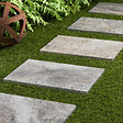 RO'MA NATURE - Pas japonais Rectangle Travertin Gris Silver 61x40,6x3 cm (à l'unité) - vignette