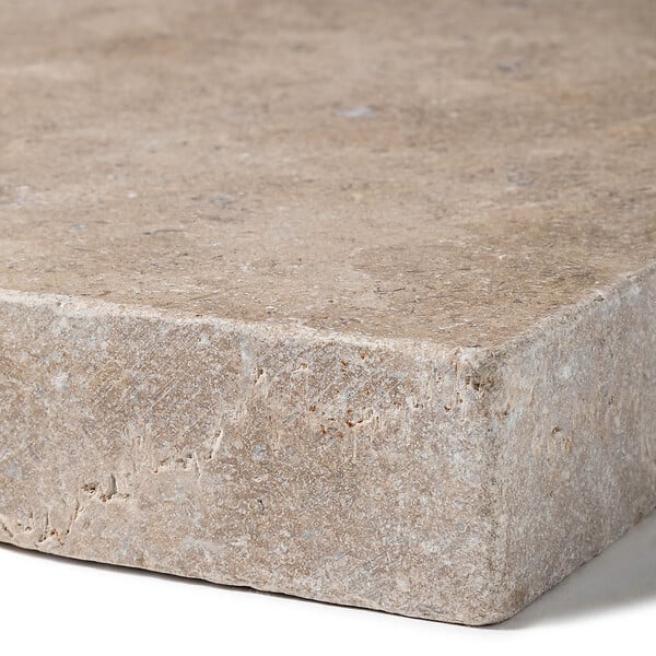 RO'MA NATURE - Pas japonais Rectangle Pierre d'Egypte Beige 60x30x5 cm (à l'unité) - large