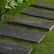 RO'MA NATURE - Pas japonais Rectangle Schiste 80x30x3-7 cm (à l'unité) - vignette