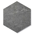 RO'MA NATURE - Pas japonais Hexagone Grès cérame effet Pierre Grise 60x52/60x2 cm (à l'unité) - vignette