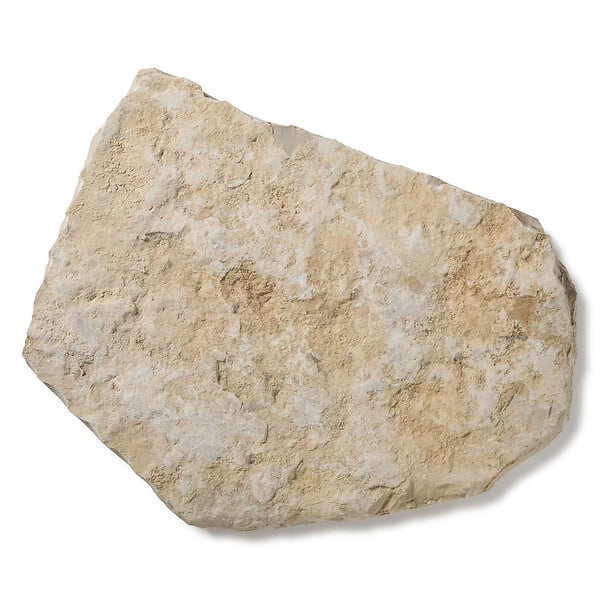 RO'MA NATURE - Pas japonais Irrégulier Pierre de Bourgogne Pierre de Molay Beige 35-55x6 cm (à l'unité) - large