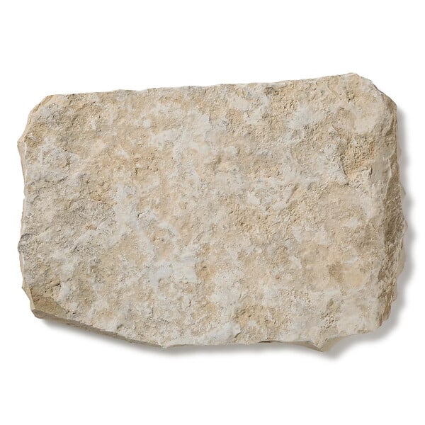 RO'MA NATURE - Pas japonais Irrégulier Pierre de Bourgogne Pierre de Molay Beige 35-55x6 cm (à l'unité) - large