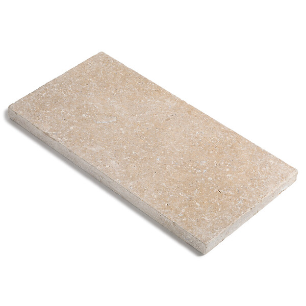 RO'MA NATURE - Pas japonais Rectangle Pierre d'Egypte Beige 60x30x3 cm (à l'unité) - large