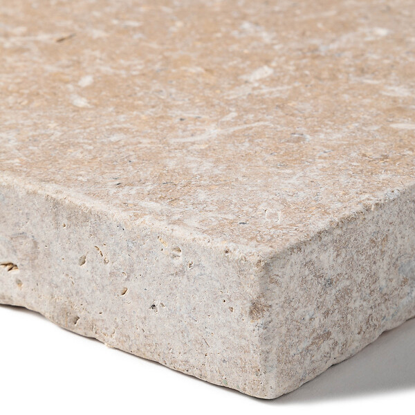 RO'MA NATURE - Pas japonais Rectangle Pierre d'Egypte Beige 60x30x3 cm (à l'unité) - large