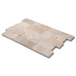 RO'MA NATURE - Pavé Travertin Beige Nuancé Longueur Libre x15,25x3 cm (vendu au m²) - vignette