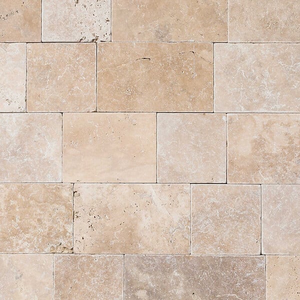 RO'MA NATURE - Pavé Travertin Beige Nuancé Longueur Libre x15,25x3 cm (vendu au m²) - large