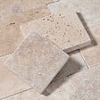 RO'MA NATURE - Pavé Travertin Beige Nuancé Longueur Libre x15,25x3 cm (vendu au m²) - vignette